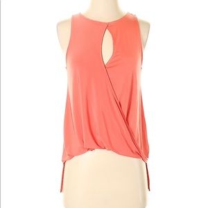 Pastel orange top super soft material